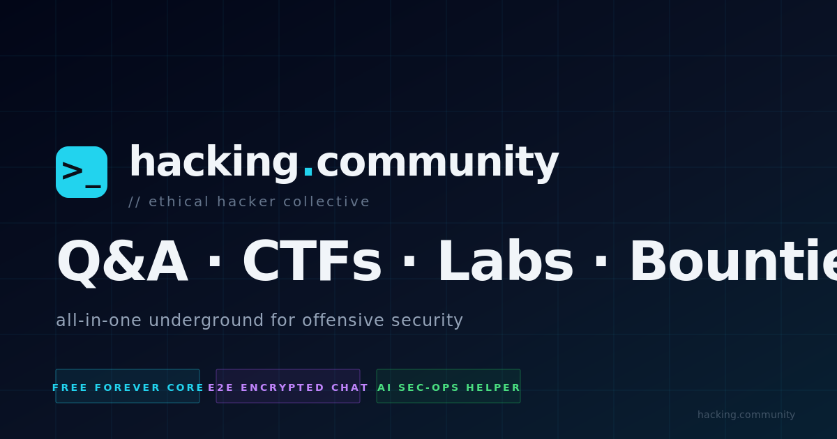 hacking.community screenshot